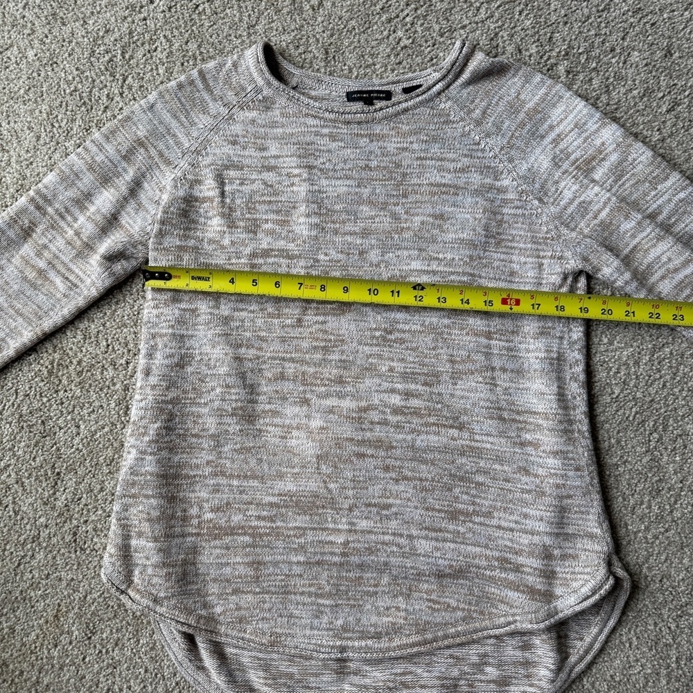 Jeanne Pierre Natural Beige Cotton Sweater - Picture 8 of 10